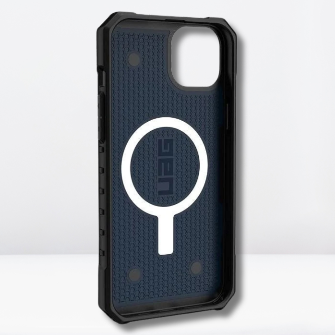 UAG Pathfinder with MagSafe Rugged Protection Case for iPhone 15 (Mallard Blue)