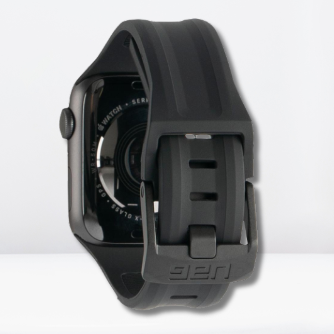 UAG Silicone Scout Strap for iWatch 42/44/45/49 MM (BLACK)