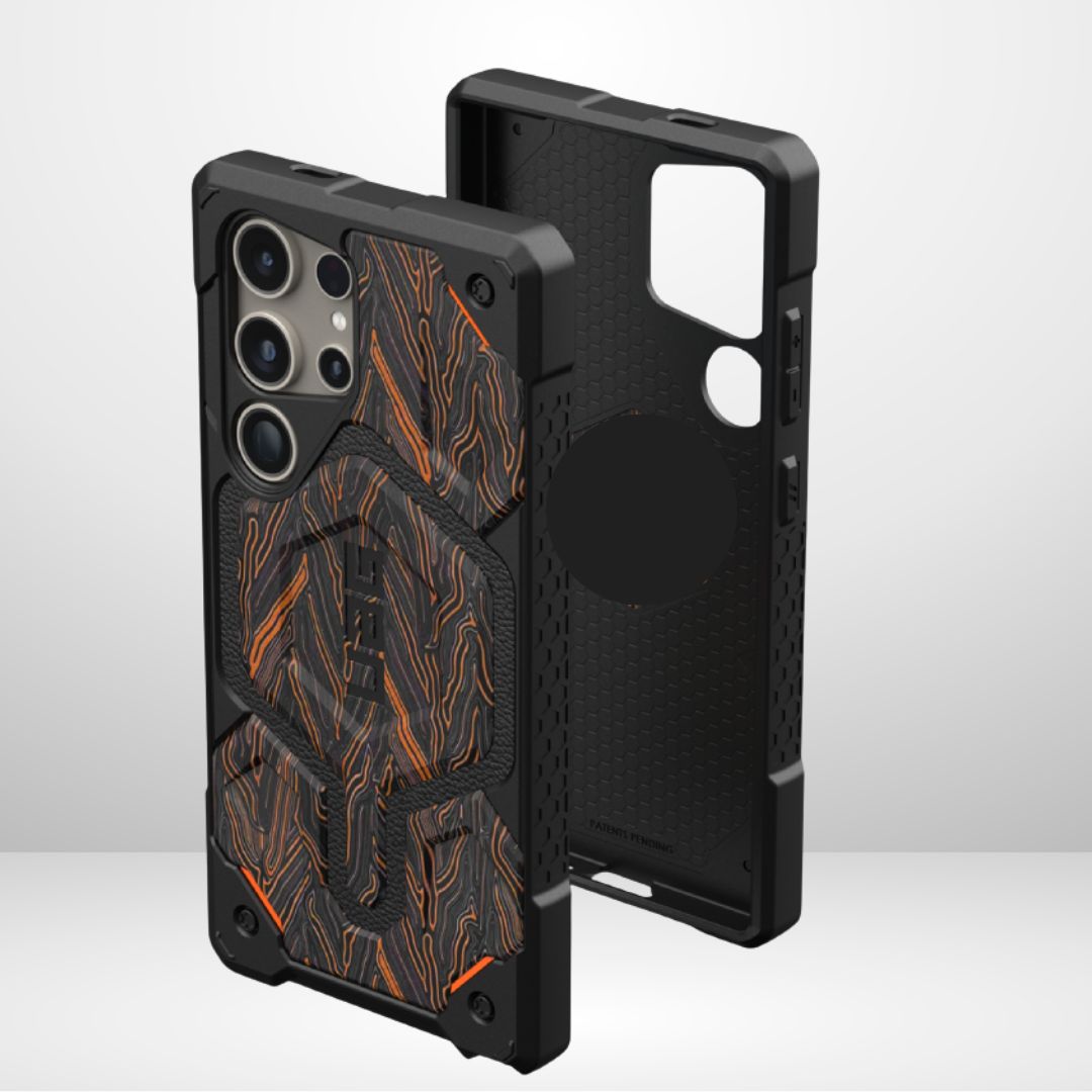 UAG Monarch Pro Case for the Samsung Galaxy S25 Ultra (Forged Orange)