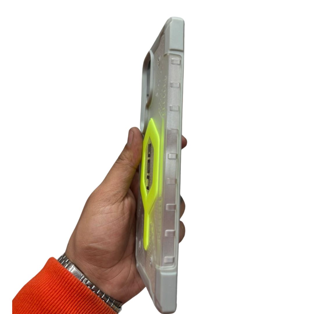 UAG Pathfinder MagSafe Case for Samsung Galaxy S23 Ultra & S24 & S24Ultra ( Neon Green )