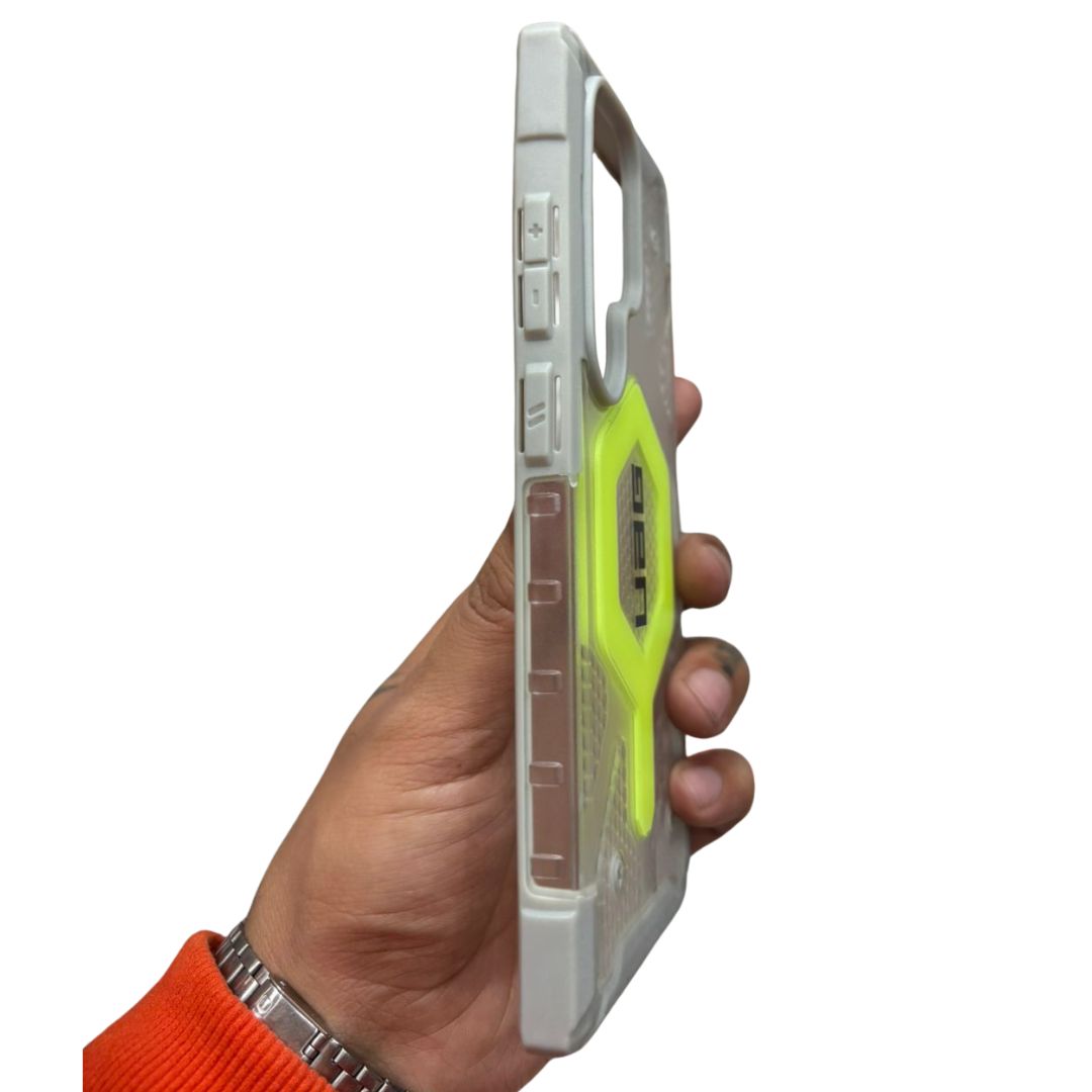 UAG Pathfinder MagSafe Case for Samsung Galaxy S23 Ultra & S24 & S24Ultra ( Neon Green )