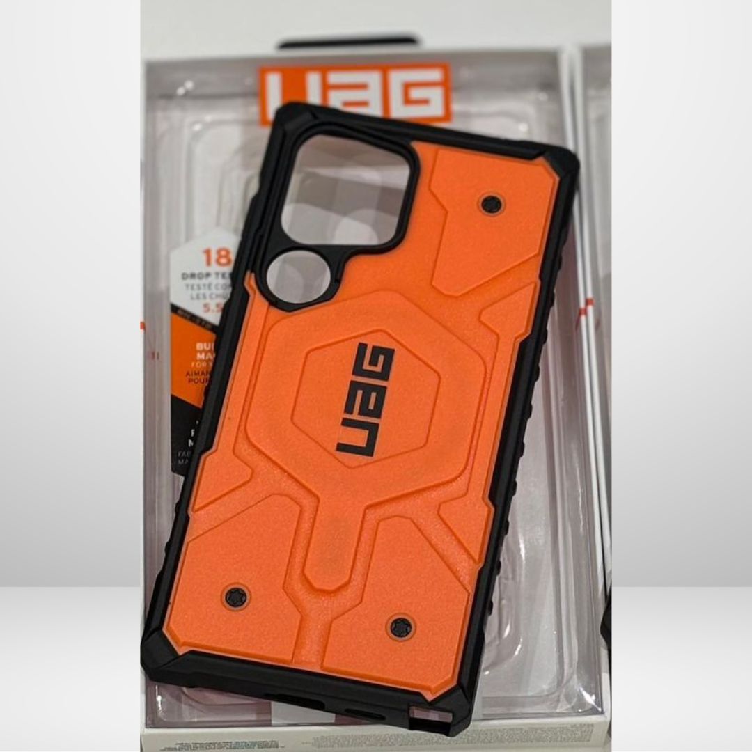 UAG Pathfinder Magsafe Case for the Samsung Galaxy S24 Ultra/S25 Ultra (Orange)