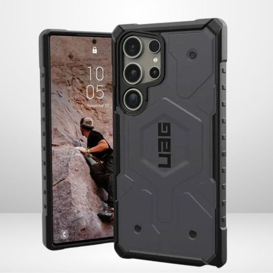 UAG Pathfinder Magsafe Case for the Samsung Galaxy S24 Ultra/S25 Ultra (Dark Silver)