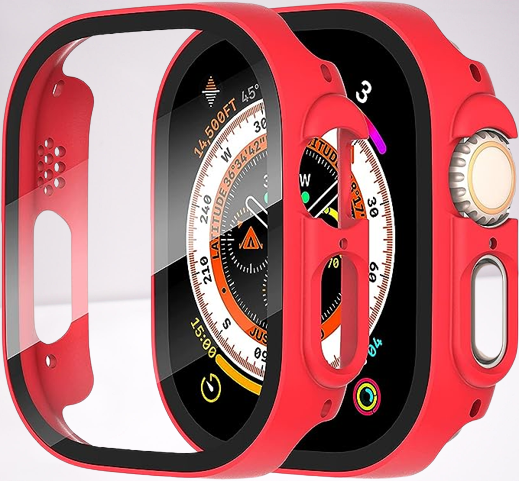 Ultra Hard Watch Case 49 MM (Red) – Cases N Straps
