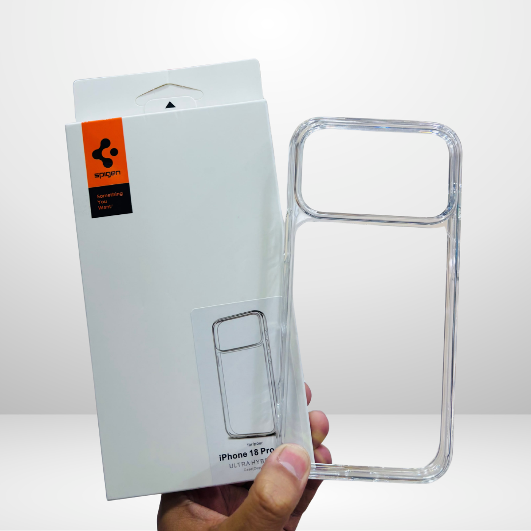 Ultra Hybrid Transparent Clear Back Case for iPhone 18 Pro and iPhone 18 Pro Max.