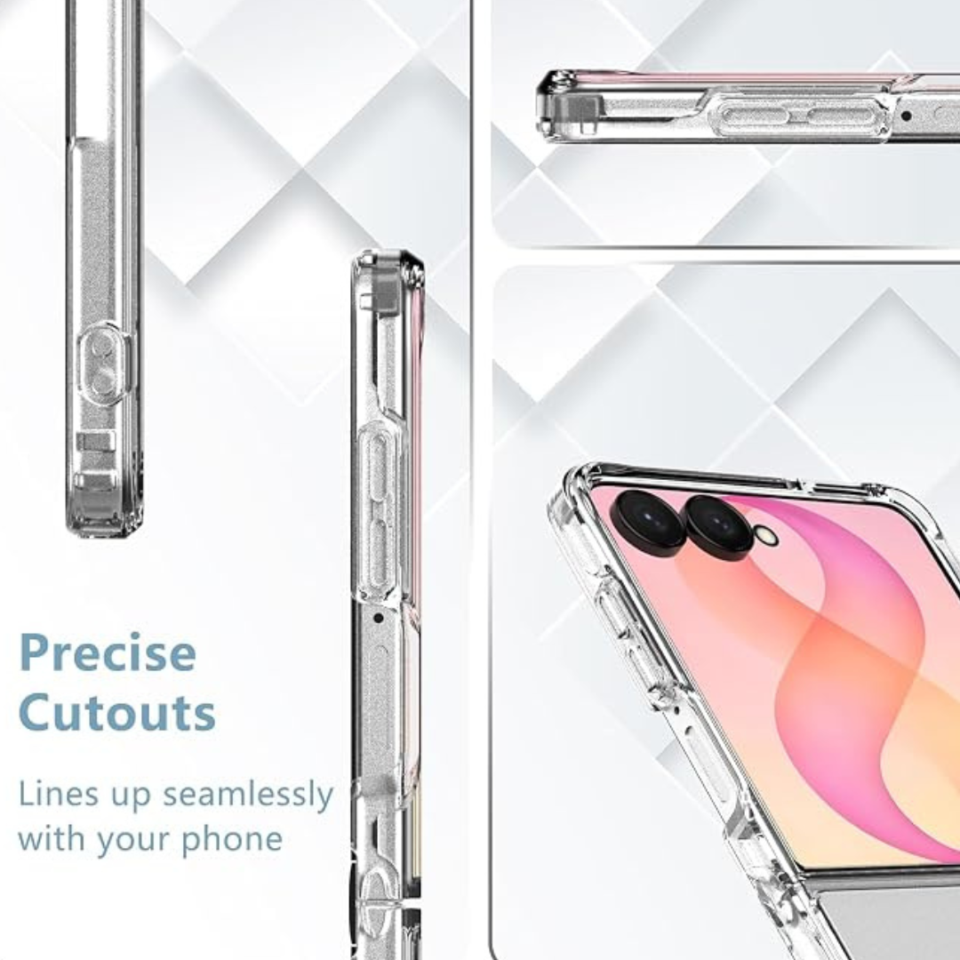 Ultra Hybrid Transparent Clear Case for Samsung Galaxy Z Flip8