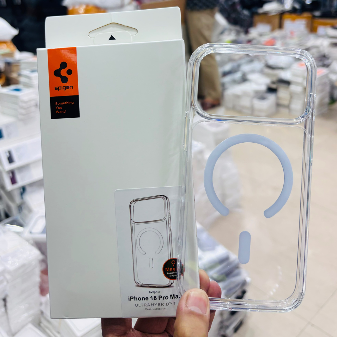 Ultra Hybrid Transparent Magsafe Clear Back Case for iPhone 18 Pro and iPhone 18 Pro Max.