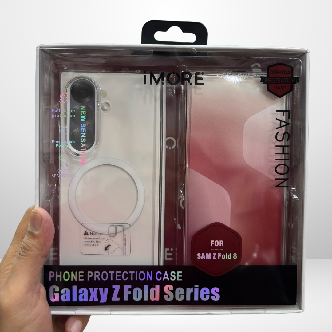Crystal Clear with MagSafe & Hinge Case for Samsung Galaxy Z Fold8 Ultra & Fold8 Wide