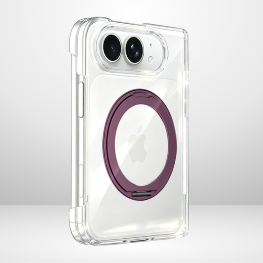 iPhone Duo PC WITH METEL 360• ROTATING STAND Case