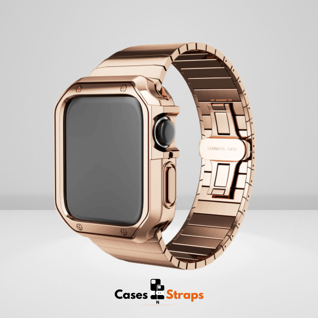 Silicone Bumper Protective Case Rose Gold Color