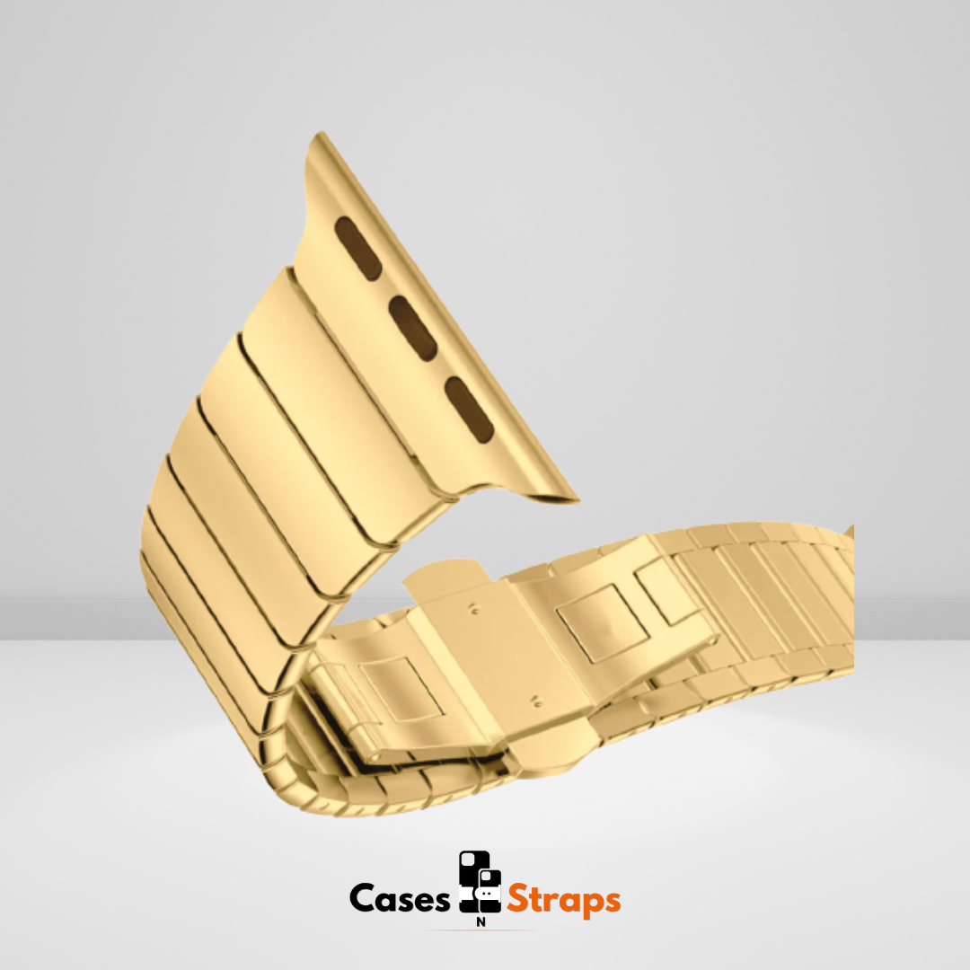 Link Bracelet Stainless Steel iWatch Gold Color