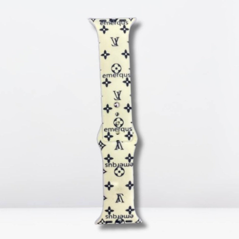 LV Silicone Printed Straps